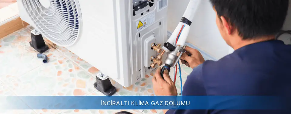 İnciraltı İlçemi Sigma Klima Gaz Dolumu